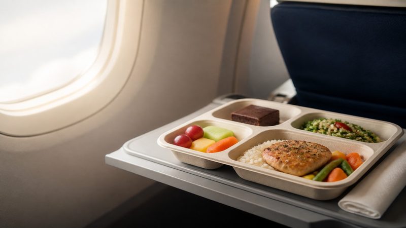 Bagassegeschirr gewinnt im Bordverpflegungssektor an Bedeutung: Materialvergleich 2026 für Catering-Einkäufer