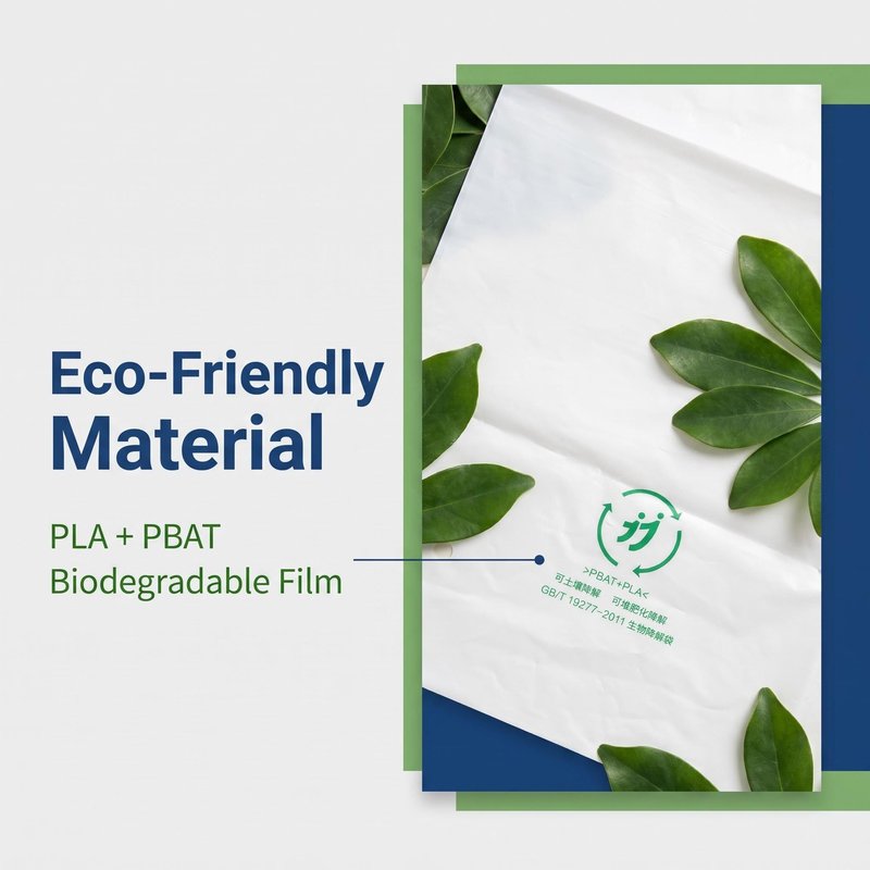 Custom Printed Biodegradable Self-Adhesive PLA/PBAT Bags 435×325mm – Bulk OEM - image 2