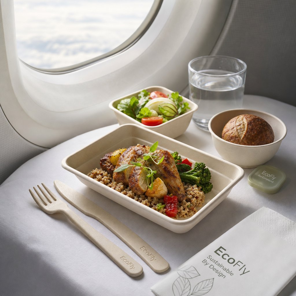Nachhaltiges Flugzeugcatering bis 2026: Warum kompostierbare Materialien der einzige Weg nach vorn sind